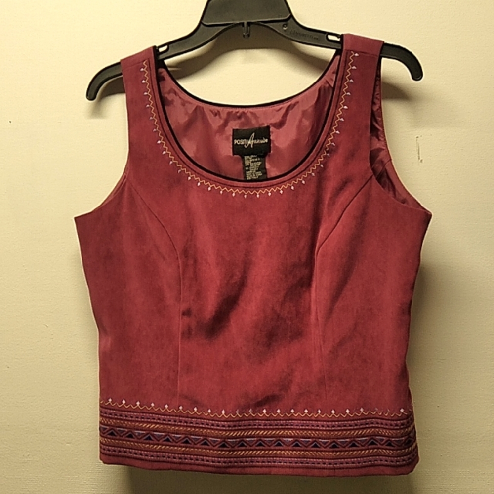 Last Chance Sale! Positive Attitude ladies size 10 blouse